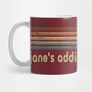 Jane's Addiction Cassette Stripes Mug